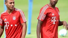 Thiago Alcantara et David Alaba - AFP