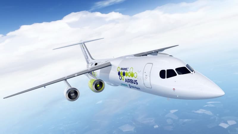 Airbus mènera une campagne d'essais au sol sur un avion BAe 146, dont l'un des quatre réacteurs aura été remplacé par un moteur électrique.