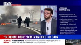 10 septembre: "Je ne soutiens pas les blocages qui empêchent les gens d'aller travailler", déclare Arthur Delaporte, porte-parole du parti Socialiste