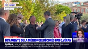 Tempête Alex: Olivier Véran a décoré des agents de la métropole