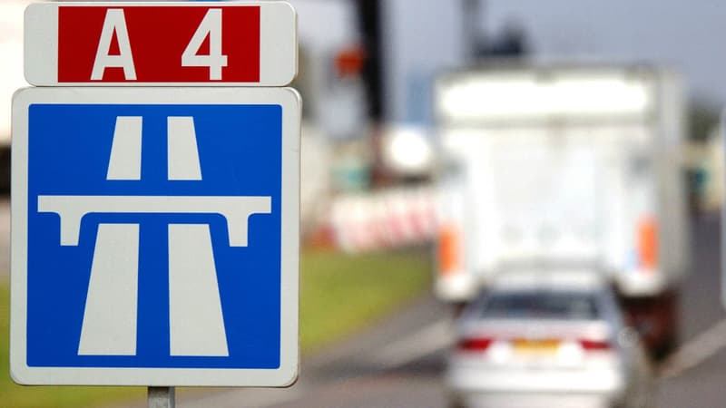 La collision est survenue sur l'autoroute A4, à hauteur de Bailly-Romainvilliers en Seine-et-Marne (photo d'illustration).