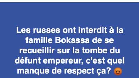 Capture d'écran partagée par Facebook Capture d'écran partagée par Facebook