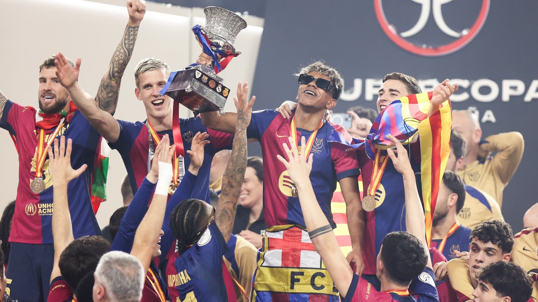 Real Madrid-Barça: les Catalans humilient les Merengue et remportent la Supercoupe d'Espagne