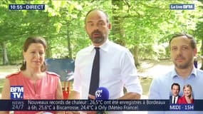 Canicule: " Les records de température que l'on constate ne sont jamais arrivés", prévient Edouard Philippe