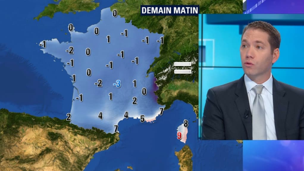 Les températures prévues pour le mardi 20 novembre. Les températures prévues pour le mardi 20 novembre.