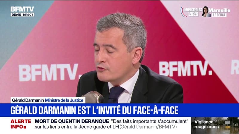 Attaque au couteau sous l'Arc de Triomphe: "Les sortants de prison radicalisés ou condamnés pour terrorisme sont très dangereux", souligne Gérald Darmanin