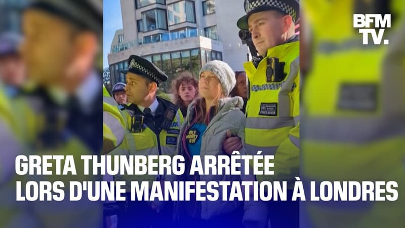 Greta Thunberg arrêtée lors d'une manifestation à Londres