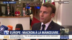 Emmanuel Macron à Bruxelles: "Je veux rassembler, je veux de la cohérence et de la compétence"