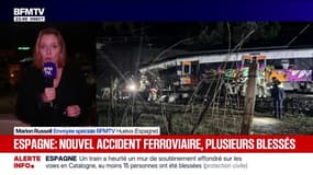 Un train heurte un mur effondré sur les voies en Catalogne et fait plusieurs blessés deux jours après la catastrophe ferroviaire en Andalousie