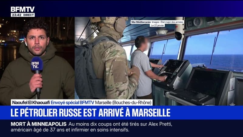 Le pétrolier russe, qui avait été intercepté par la Marine nationale française, est arrivé à Marseille