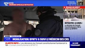 Comment le médecin des CRS les accompagne lors des manifestations pour soigner les blessés