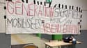 Blocage à Tolbiac, à Paris