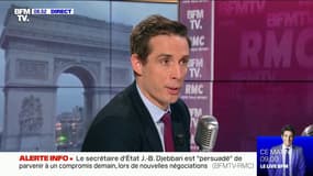 Jean-Baptiste Djebbari face à Jean-Jacques Bourdin sur RMC et BFMTV