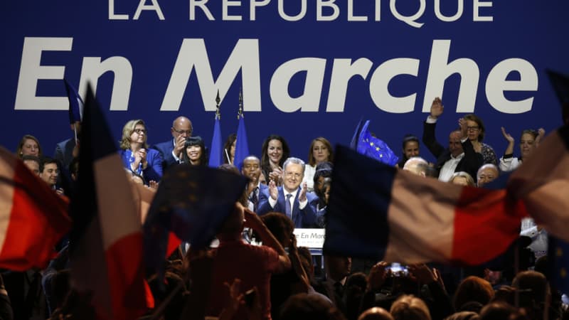 Le président du groupe La République en marche à l'Assemblée nationale Richard Ferrand, lors d'un meeting de campagne pour les élections législatives, le 23 mai 2017 à Aubervilliers. (Photo d'illustration)