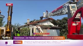 Frontignan: une trombe marine endommage 40 habitations