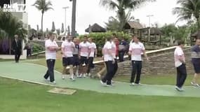Football / les Bleus en balade avant la Suisse - 20/06