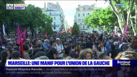 Marseille: des milliers de personnes manifestent pour l'union de la gauche