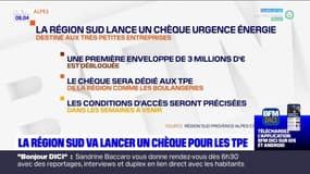 Provence-Alpes-Côte d'Azur: la région lance un chèque pour les TPE