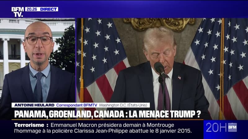 Canada, Panama, Groenland... Donald Trump poursuit ses provocations diplomatiques