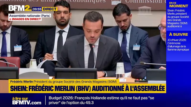 Frédéric Merlin (BHV): "Shein n'est qu'une pièce de la machine"