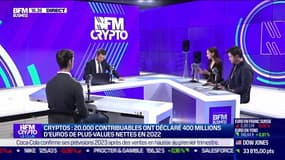 BFM Crypto, le Club: Cryptos, 20 000 contribuables ont déclaré 400 millions d'auros de plus-values nettes en 2022 - 24/04