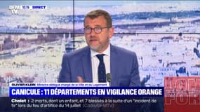 Olivier Klein sur la vague de chaleur: "Il faut aller vers les personnes les plus fragiles (...) et faire attention à ce que personne ne soit isolé"