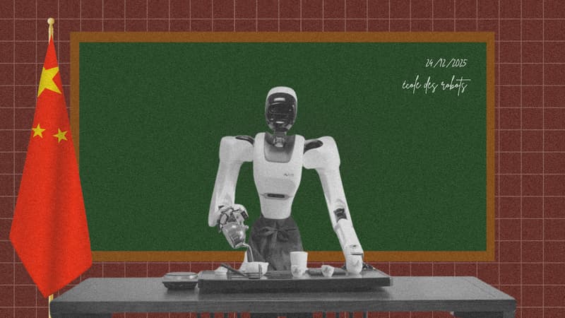 En Chine, des "écoles" pour robots se multiplient partout dans le pays pour former les machines et collecter des données, avec un objectif évident, renforcer la position chinoise face aux États-Unis