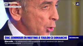 Présidentielle: Éric Zemmour en meeting à Toulon ce dimanche