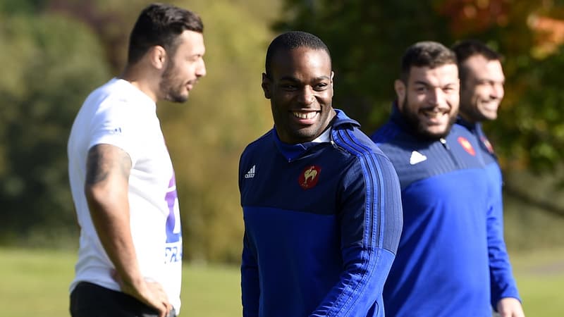 Eddy Ben Arous à l'entraînement avec me XV de France