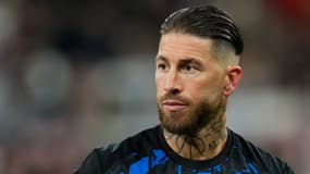 Sergio Ramos lors du match entre le Real Madrid et le FC Séville (1-0, Liga), le 25 février 2024