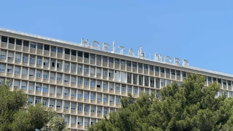 L'hôpital nord à Marseille.