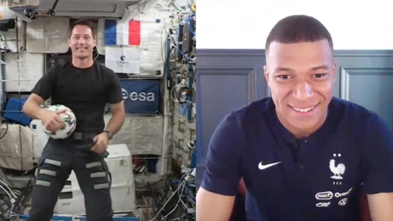 "C'est fou, je n'en crois pas mes yeux": l’échange passionnant entre Kylian Mbappé et Thomas Pesquet