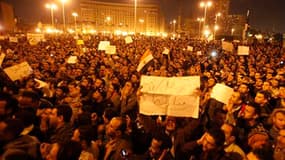 Place Tahrir, dans le centre du Caire