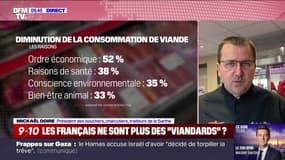 Baisse de la consommation de viande: “Les gens préfèrent manger un peu moins de viande, mais de la bonne“, observe ce professionnel