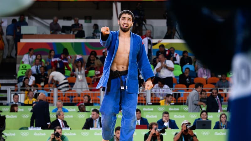 Khasan Khalmurzaev lors des Jeux de Rio en 2016