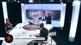 Vif débat entre @MaximeLledo et @DICKENSDAVID1 autour du "plan anti-pauvreté" d'@EmmanuelMacron #GGRMC
