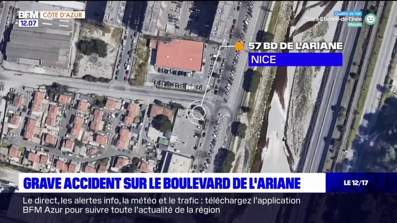 Nice: deux blessés lors d'un accident grave de la circulation sur le ...
