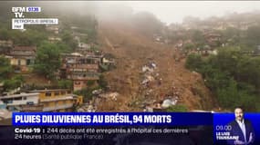 Brésil: au moins 94 morts dans des inondations et des glissements de terrain à Petrópolis