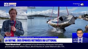 La Seyne-sur-Mer: trois épaves échouées retirées du littoral