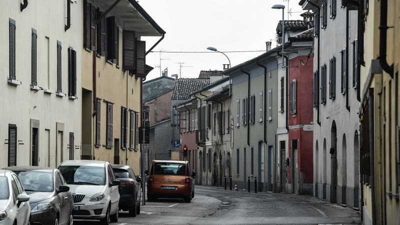 La commune italienne de Codogno le 23 février dernier, l'une des premières à être touchée par le coronavirus dans le pays.