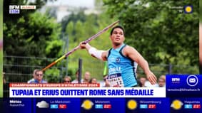 Championnats d'Europe d'athlétisme: Tupaia et Erisu quittent Rome sans médaille