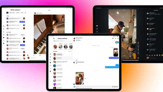 L'application Instagram dédiée aux iPad. L'application Instagram dédiée aux iPad.