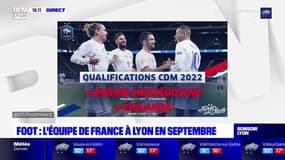 Foot : l'équipe de France à Lyon en septembre