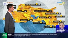 Météo Marseille Provence: une journée douce et ensoleillée ce mardi, quelques rafales de vent, jusqu'à 33°C à Marseilleq