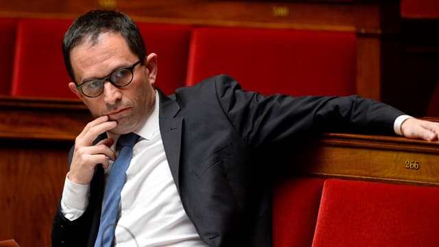 Benoît Hamon à l'Assemblée lors d'un débat le 4 mai 2016.