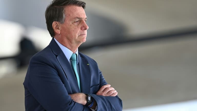 Le président brésilien Jair Bolsonaro au Palais Planalto à Brasilia, le 30 juillet 2021