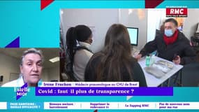 Covid : faut-il plus de transparence ? "Il faut que nous arrivions à protéger nos hôpitaux de ces vagues dramatiques. La vaccination est avant tout un enjeu collectif" rappelle Irène Frachon, pneumologue au CHU de Brest.