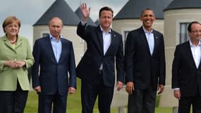 Les dirigeants occidentaux et Vladimir Poutine, lors du sommet du G8 en 2013.