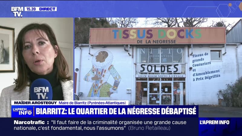 Quartier de La Négresse débaptisé à Biarritz: 