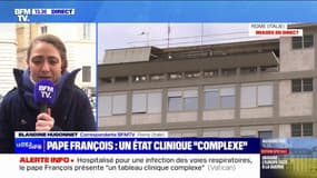 Hospitalisé pour une bronchite, le pape François est dans un état clinique "complexe" selon le Vatican